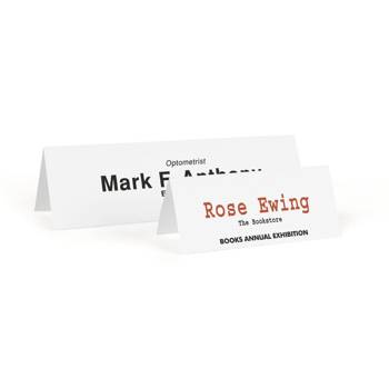 Wizytówka stołowa 3L 123x62mm dwustronna