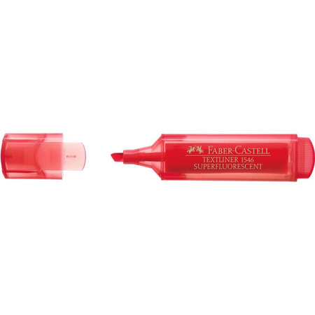 Zakreślacz Faber Castell Textliner 1546  czerwony