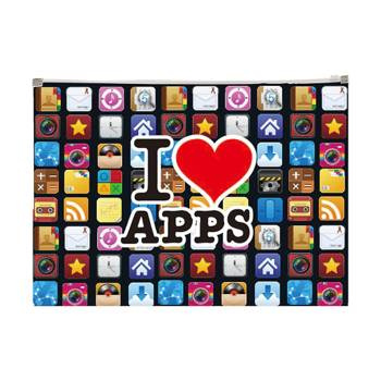 Teczka kopertowa na suwak Panta Plast Apps A4