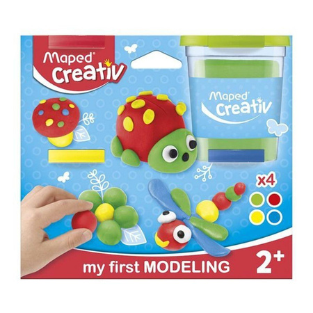 Zestaw kreatywny Maped Masa plastyczna 4x120g