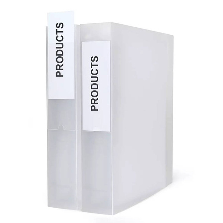 Kieszeń samoprzylepna 3L na etykiety 12 sztuk + etykieta 35x75mm