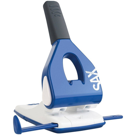 Dziurkacz Sax 618 (65 kartek) niebieski