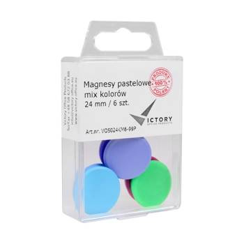 Magnesy pastelowe Victory Office OPKM 24mm