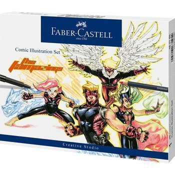 Zestaw do rysowania komiksów The Famazings Faber Castell 15 elementów