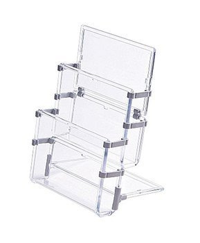 Stojak na ulotki Panta Plast A4 dwie kieszenie