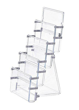 Stojak na ulotki Panta Plast A6 cztery kieszenie