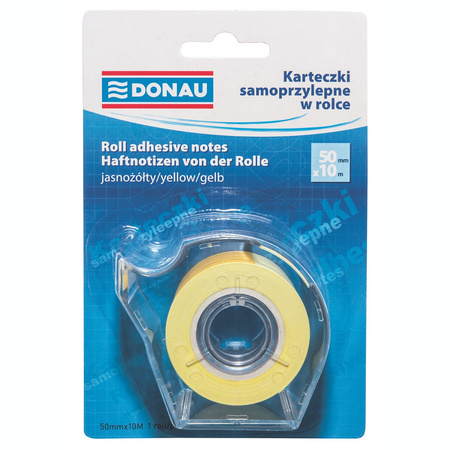 Karteczki samoprzylepne na rolce 50mm 10m Donau
