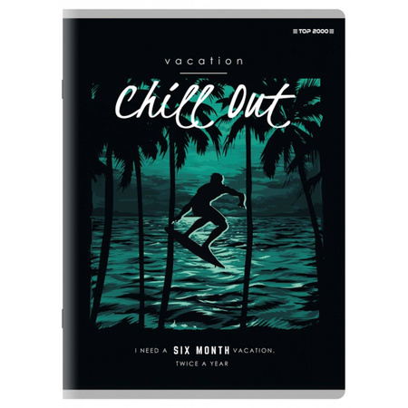 Zeszyt A5 w kratkę z marginesem 60 kartek Megamix Top 2000