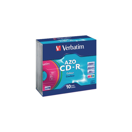 Płyta Verbatim CD-R slim case 10 sztuk