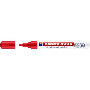 Marker kredowy Edding 4095 końcówka okrągła 2-3mm czerwony