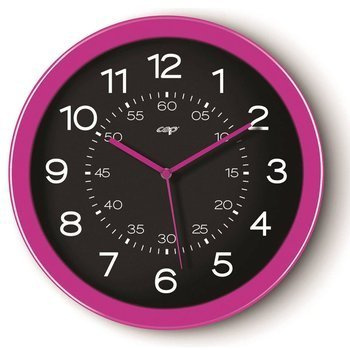 Zegar ścienny Cep Pro Gloss 30cm  różowy