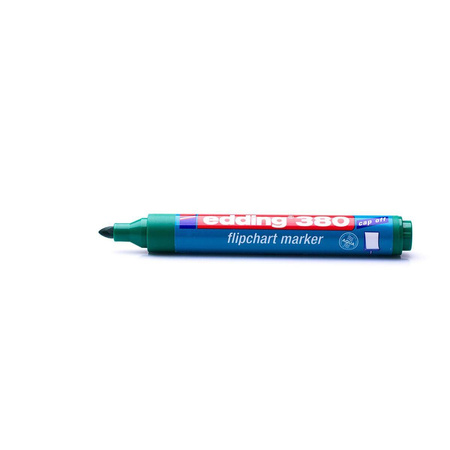 Marker do flipchartów Edding 380 końcówka okrągła zielony
