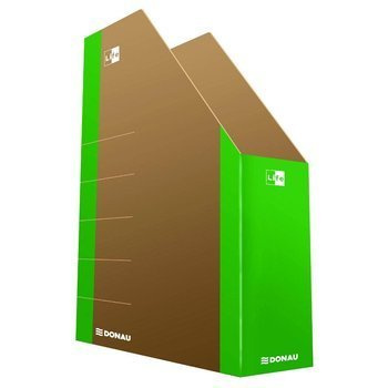 Pojemnik na dokumenty A4 kartonowy 50mm Donau Life zielony