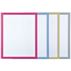 Tablica suchościeralna 60x40 cm kolorowa rama Bi-Office