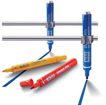 Marker permanentny Pentel N50 końcówka okrągła  niebieski