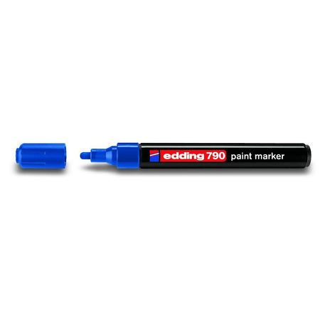 Marker permanentny Edding 800 końcówka ścięta 4-12mm niebieski