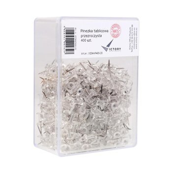 Pinezki tablicowe Victory Office OPKP przezroczyste /a`400/