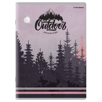 Zeszyt A5 w linie z marginesem 60 kartek Megamix Top 2000