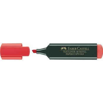 Zakreślacz Faber Castell Textliner 48 Refill czerwony