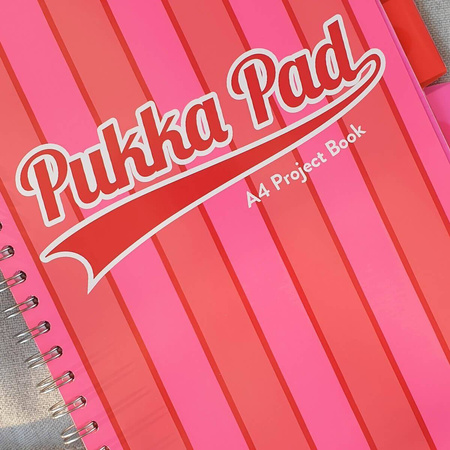 Kołozeszyt A4 w kratkę Pukka Pad Project Book Vogue niebieski