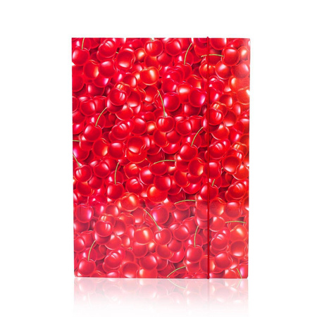 Teczka z gumką Kreska A4 OW owoce