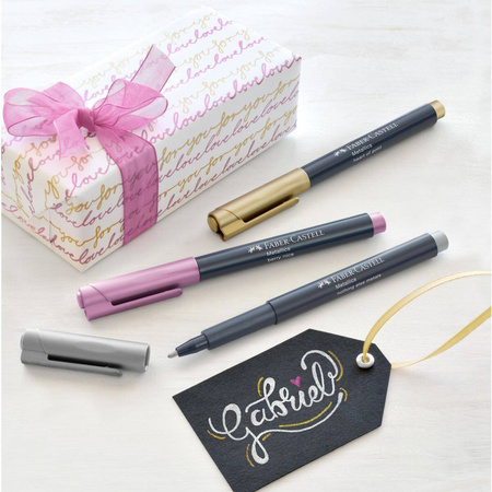 Pisaki metaliczne Faber Castell Metallic 12 kolorów
