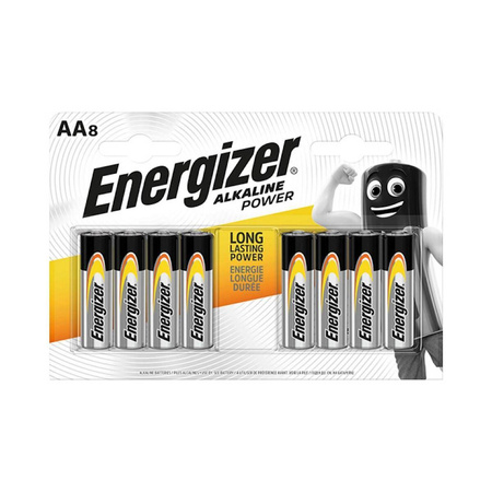 Baterie AA LR6 1.5V alkaliczne Energizer Alkaline Power 8 sztuk