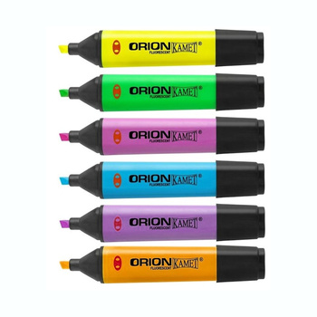 Zakreślacze Orion Kamet 6 sztuk