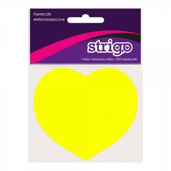 Karteczki elektrostatyczne Strigo 100 kartek serce