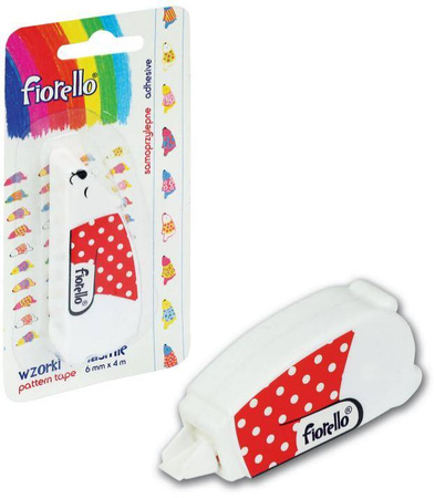 Wzorki w taśmie Fiorello 6mm x 4m GR-FT2 Miś Polarny