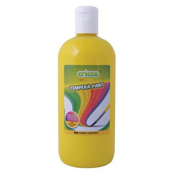 Farba tempera Cricco 500ml żółta