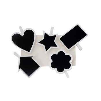 Klamerki kredowe Kształty 5 sztuk