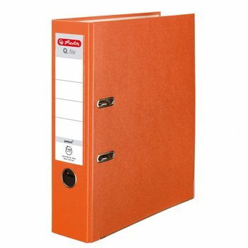 Segregator A4 szeroki 80mm Herlitz pomarańczowy