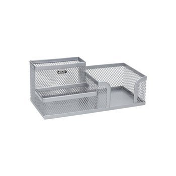 Przybornik na biurko metalowy GR-093 Grand srebrny