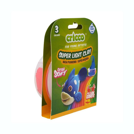 Masa piankowa Cricco zestaw mini 30g panda rybka żółw