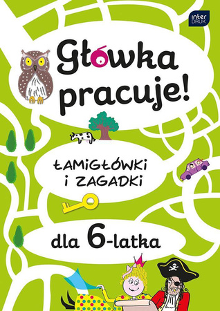 Malowanka A4 16 z naklejkami Główka pracuje