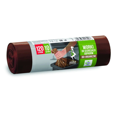 Worki do segregacji odpadów Bio Anna Zaradna 120l