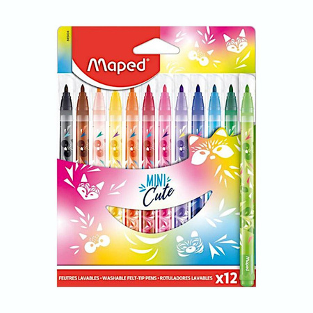 Flamastry Maped Mini Cute 12 kolorów