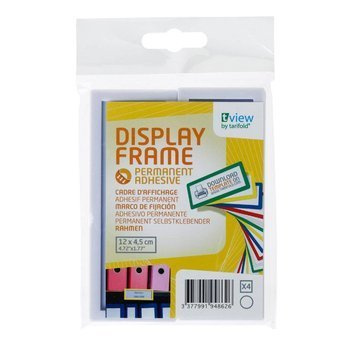 Ramka samoprzylepna Tarifold naścienna 120x45mm zestaw 4 sztuki biały