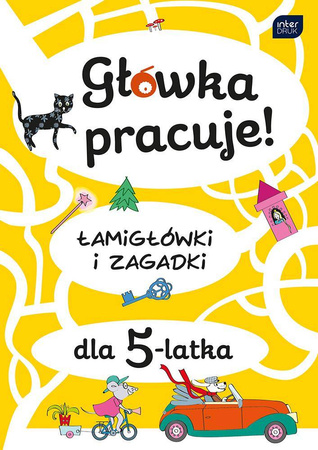 Malowanka A4 16 z naklejkami Główka pracuje
