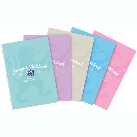 Zeszyt A4 60 kartek w kratkę Campus Pastel Oxford