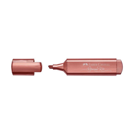 Zakreślacz metaliczny Faber Castell 1546 czerwony