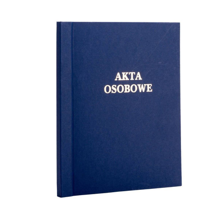 Teczka do akt osobowych Warta oklejana granatowy