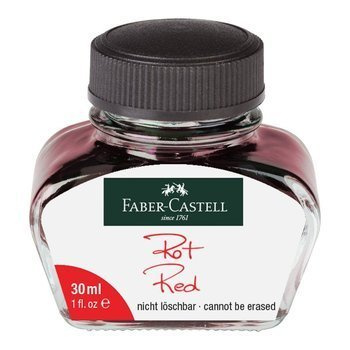 Atrament do pióra Faber Castell 30ml czerwony