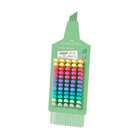 Zakreślacz pastelowy Faber Castell 60 sztuk