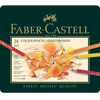 Kredki Faber Castell Polychromos 24 kolory metalowe pudełko
