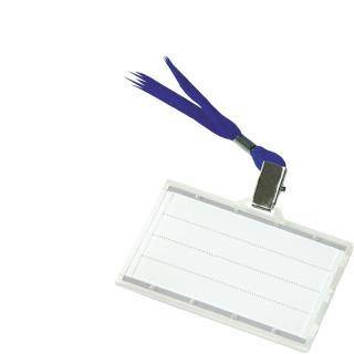 Identyfikator Donau z niebieską taśmą