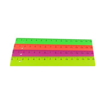 Linijka 15 cm neon Kum