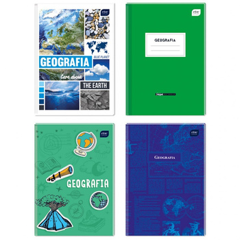 Brulion A5 kratka 80k geografia Interdruk