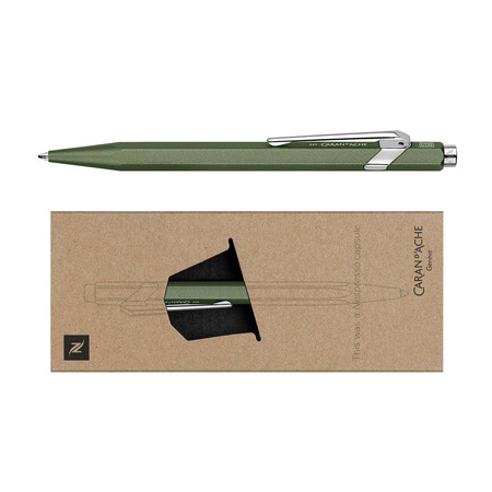 Długopis automatyczny Caran d`Ache 849 Nespresso Green India M w pudełku